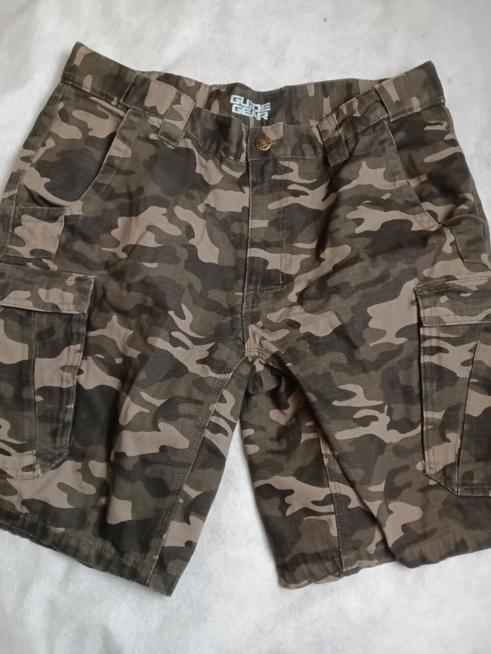 Guide Gear Camo Cargo Shorts Men Size 38 Utility Gorpcore Work